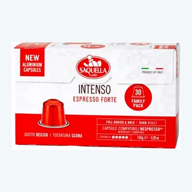 Saquella - INTENSO Compatible With Nespresso - 30 capsules