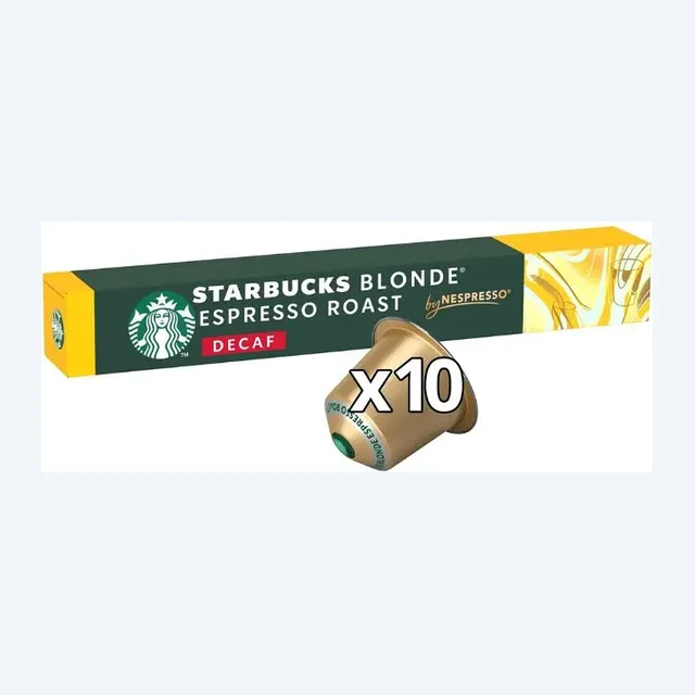Starbucks Blonde Decaf  Espresso Capsules by Nespresso - 10 Capsules