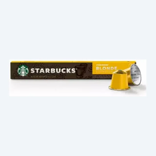 Starbucks Blonde Espresso Capsules by Nespresso - 10 Capsules