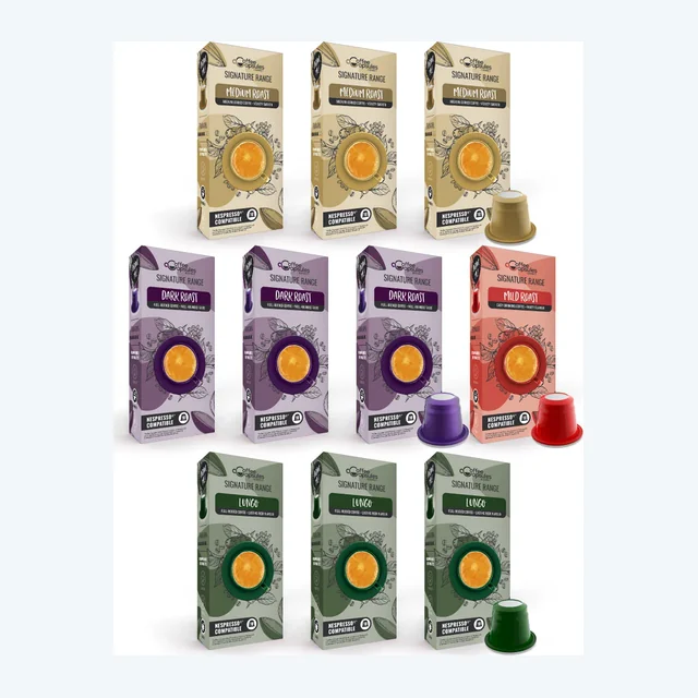 Bulk Special Pack (No Decaffe) - 100 Nespresso compatible coffee capsules