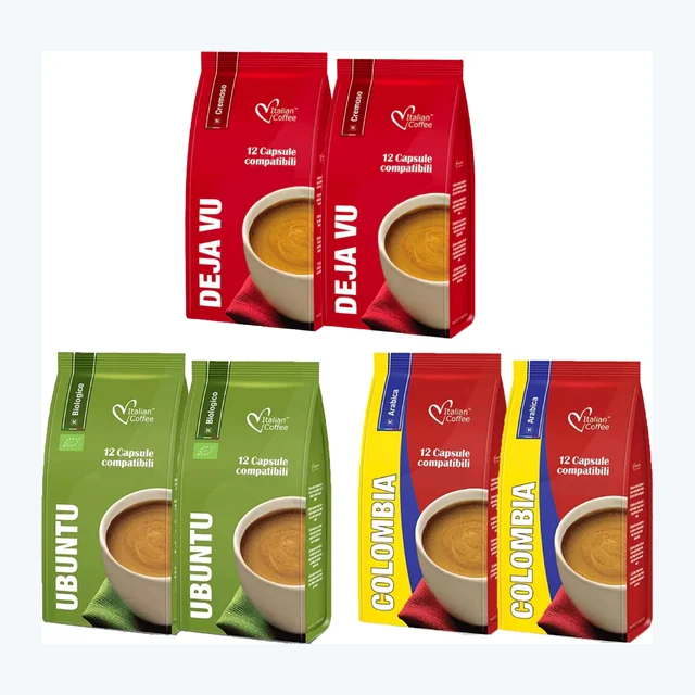 Coffee Bulk Special (no Decaffe) - 72 K-fee & Caffitaly compatible coffee capsules
