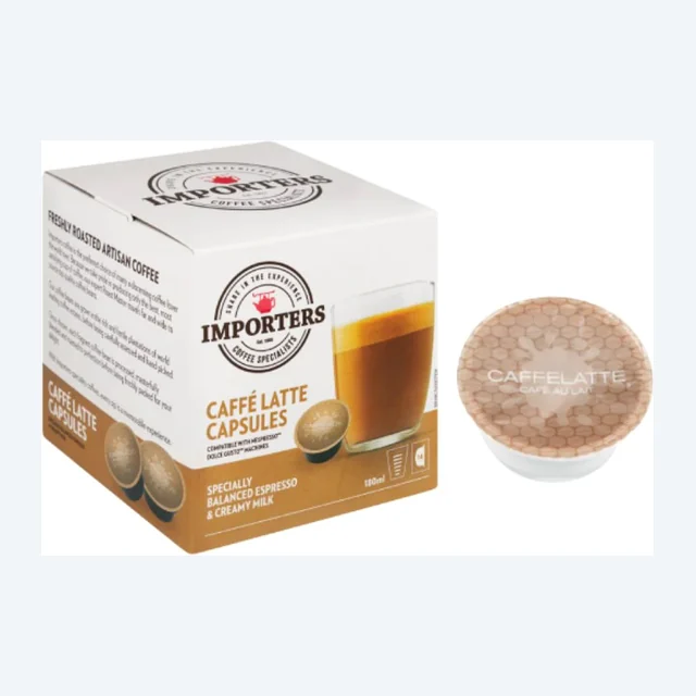 Importers Caffe Latte - 14 Nescafe Dolce Gusto compatible coffee capsules