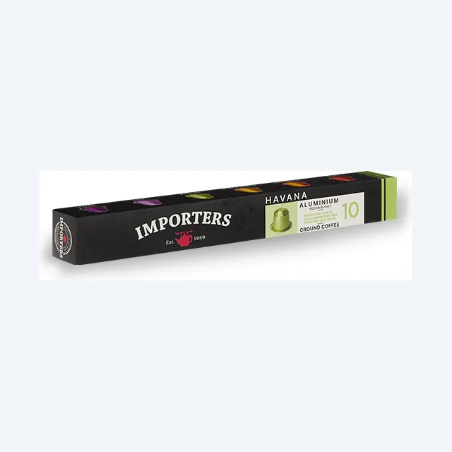 Importers Havana - 10 Aluminium Nespresso compatible coffee capsules