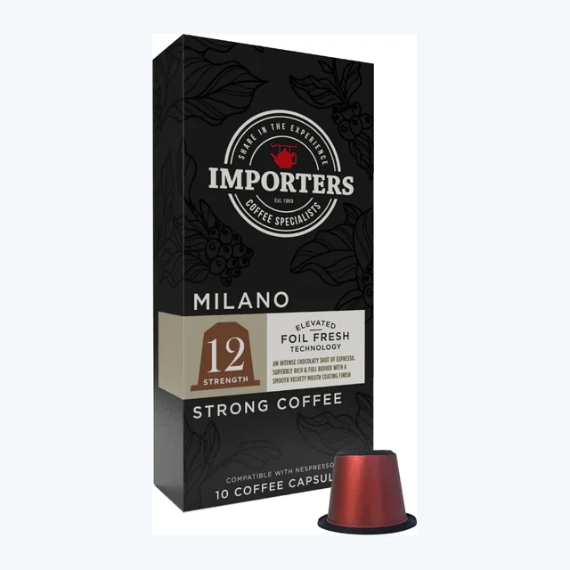 Importers Milano - Nespresso compatible coffee capsules