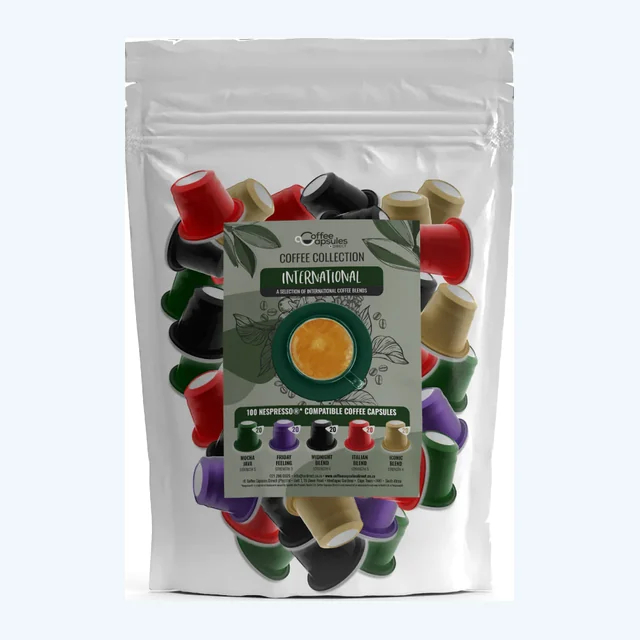 International Coffee Collection -  100 Nespresso Compatible Coffee Capsules