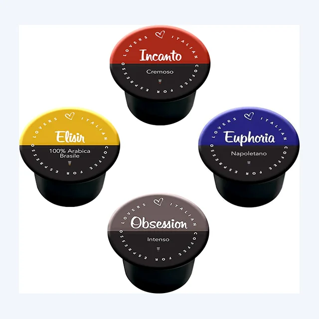 Italian Deluxe Coffee Mix – 40 Lavazza Blue compatible coffee capsules