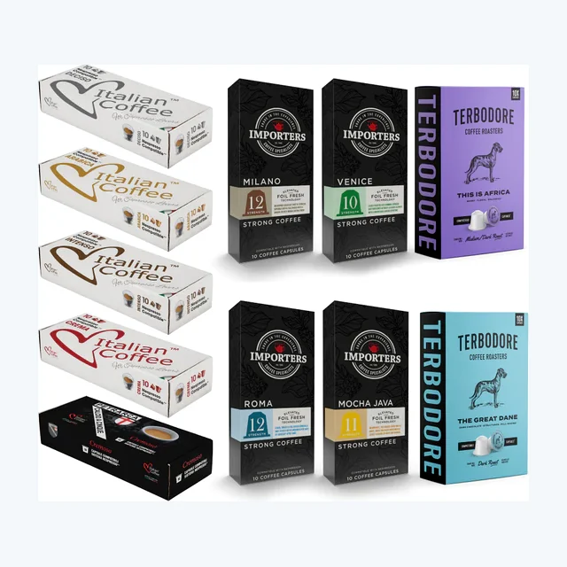 Italian Sampler Selection – 100 Nespresso compatible coffee capsules