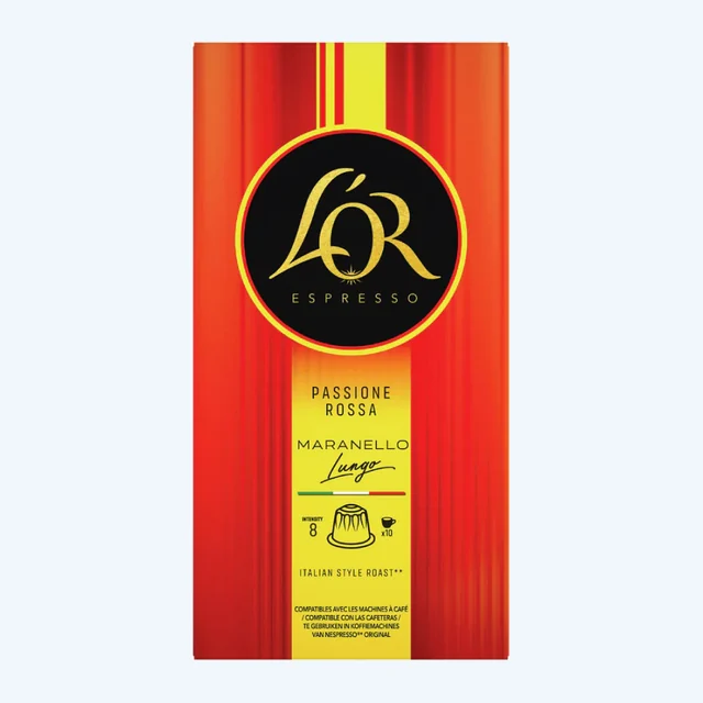 L'OR Maranello Lungo - 10 Aluminium Nespresso compatible coffee capsules