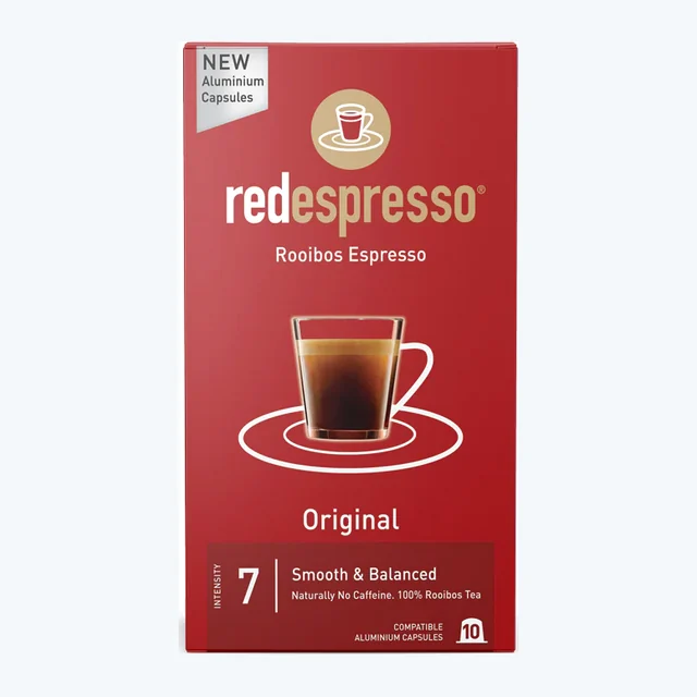 red espresso Original Rooibos - 10 Aluminium Nespresso compatible capsules