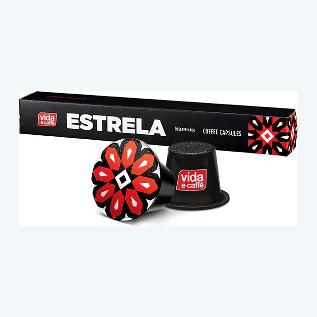 vida e caffè Estrela Descafenado (decaf) - 10 Nespresso compatible coffee capsules