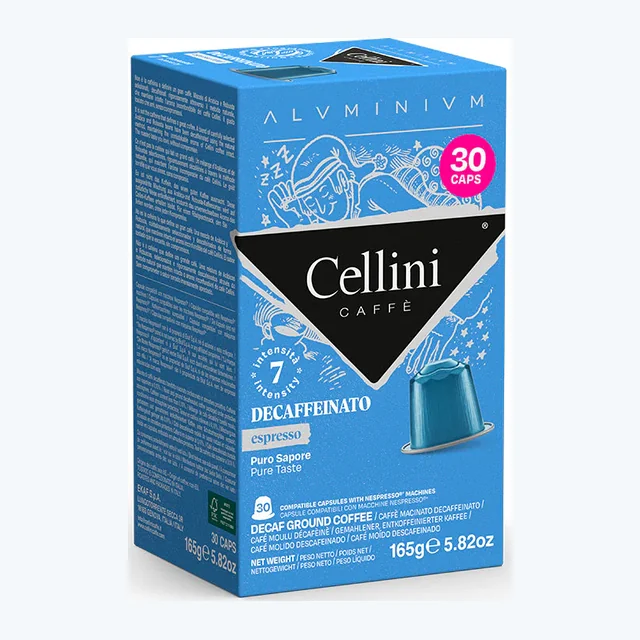 CELLINI Nespresso - Decaffeinato (30Caps Alluminio)