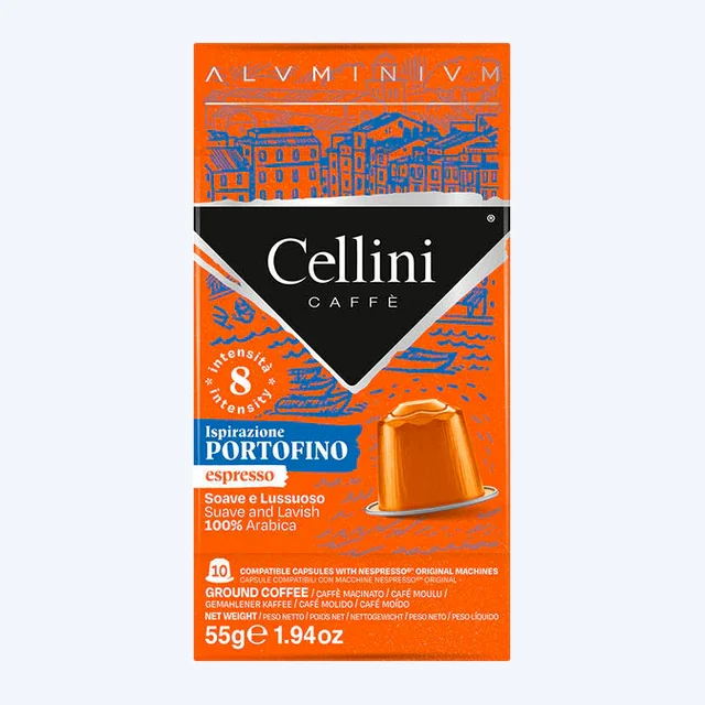 CELLINI Nespresso - PORTOFINO (10Caps Alluminio)