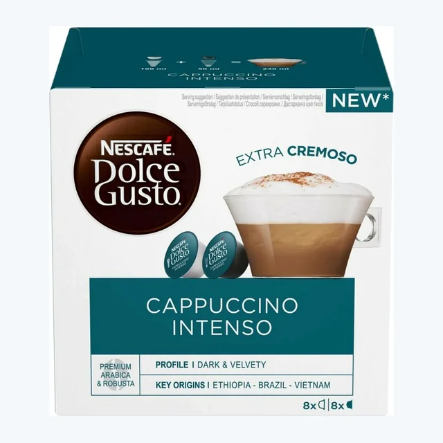 DOLCE GUSTO® CAPPUCCINO INTENSO COFFEE 16 CAPSULES