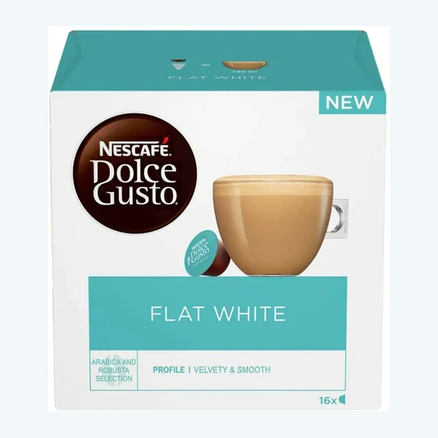 Dolce Gusto Flat White Coffee Pods 16 Capsules