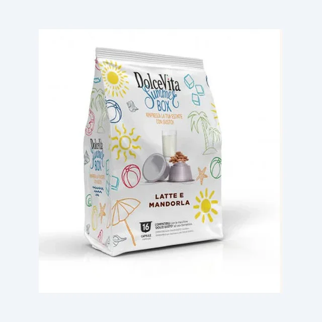 ITALFOODS - Dolce Gusto - Solubile - Latte Mandorla Ice - Conf. 16 - Box 3