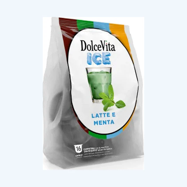 ITALFOODS - Dolce Gusto - Solubile - Latte Menta Ice - Conf. 16