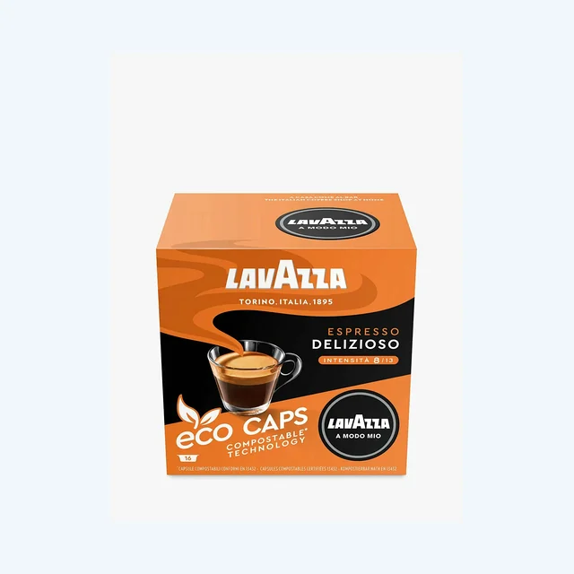 Lavazza Delizioso A Modo Mio Espresso Eco Capsules, Pack of 16