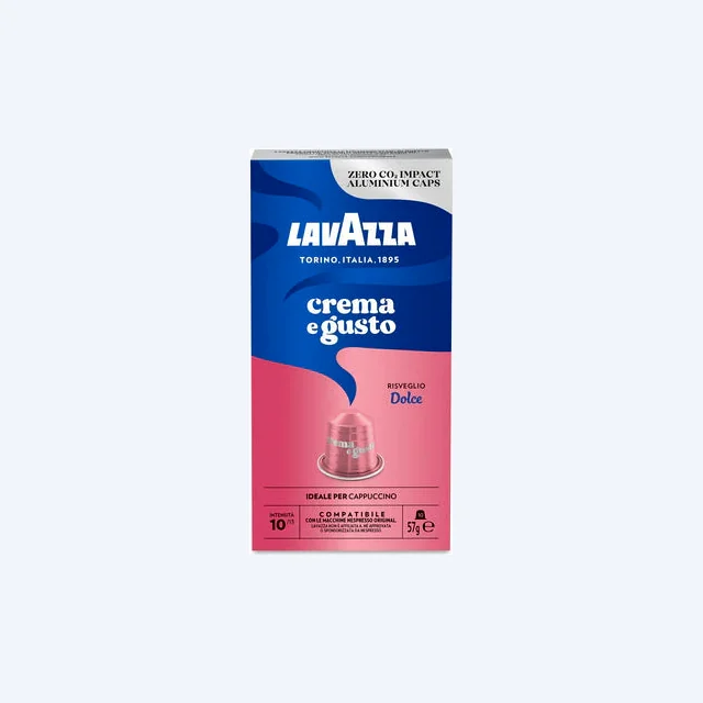 LAVAZZA - Nespresso - Caffè - C&G Dolce Alluminio - Conf. 10