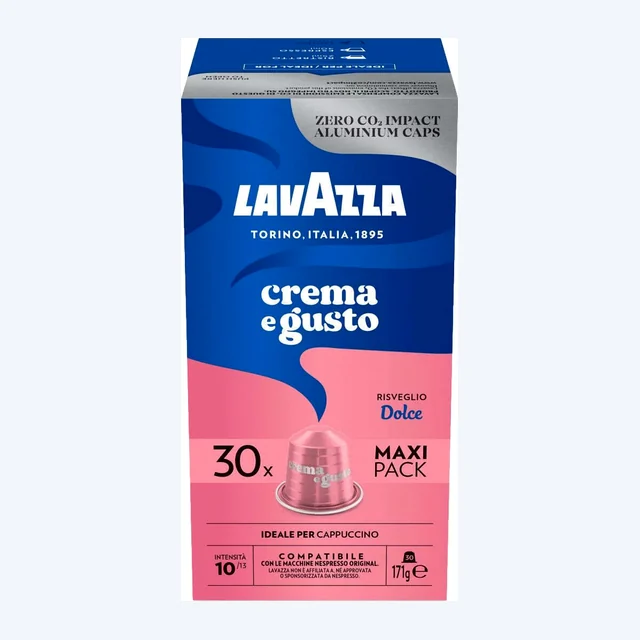 LAVAZZA - Nespresso - Caffè - C&G Dolce Alluminio - Conf. 30