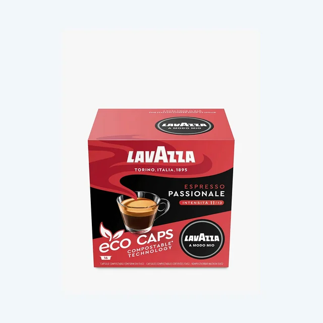 Lavazza Passionale A Modo Mio Espresso Eco Capsules, Pack of 16