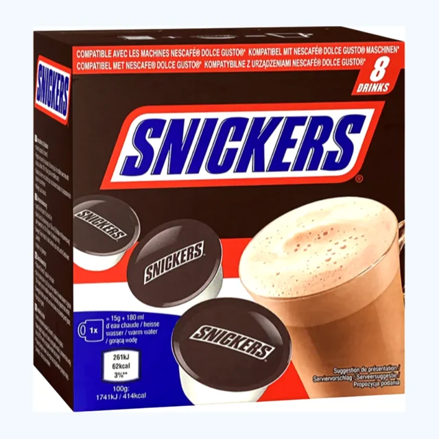 NESCAFE 8CAPS. 120G DOLCE GUSTO SNICKERS CHOCOL