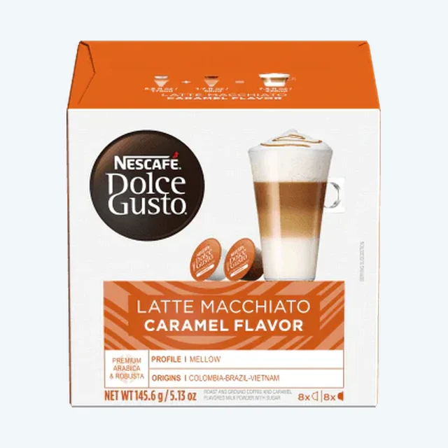NESTLE' - Dolce Gusto - Solubile - Latte macchiato caramello - Conf. 16