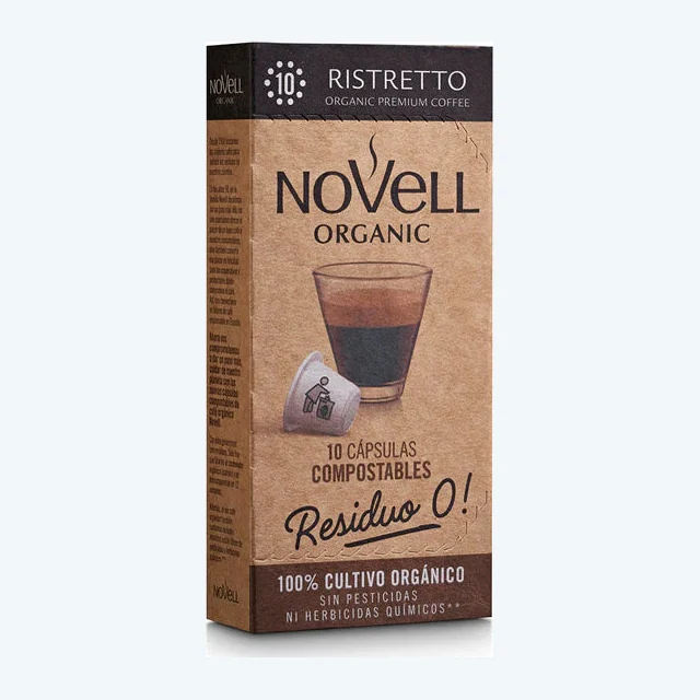 NOVELL -Nespresso -ORGANIC. RISTRETTO - 10 pc