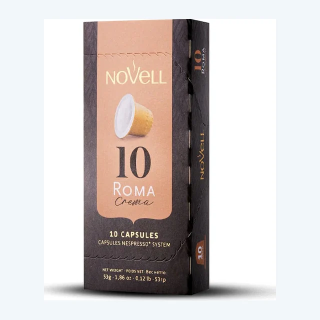 NOVELL -Nespresso -ROMA CREMA- 10 pc