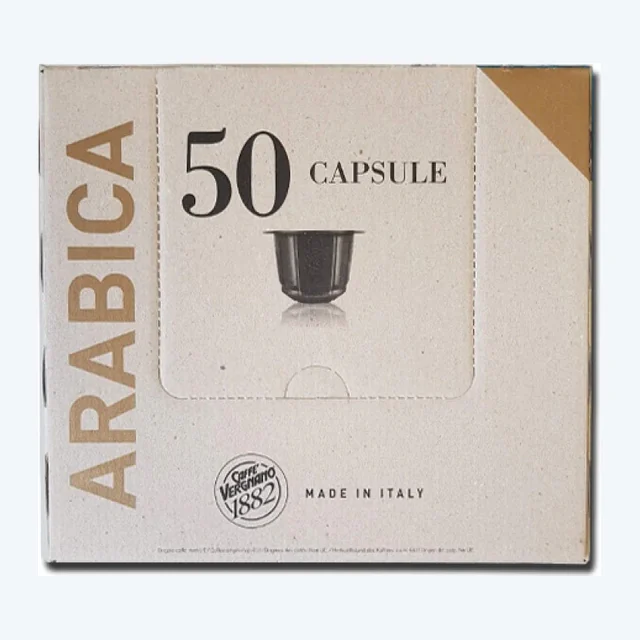 VERGNANO - Nespresso - Caffè - Arabica Generico ORO - Conf. 50