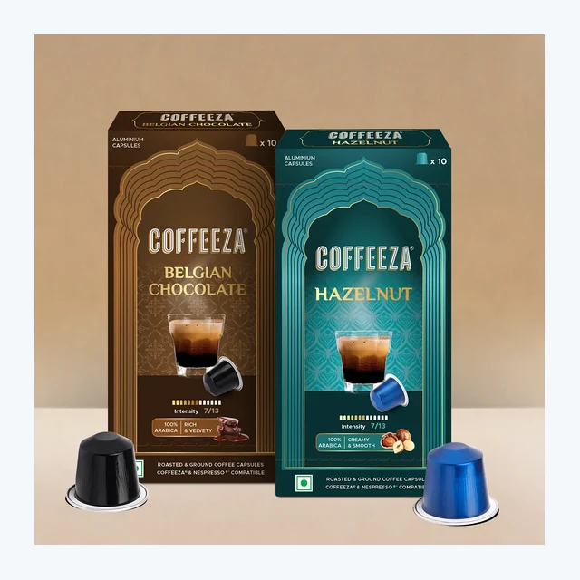 Belgian Chocolate & Hazelnut Variety Pack - 100% Arabica Flavoured Coffee