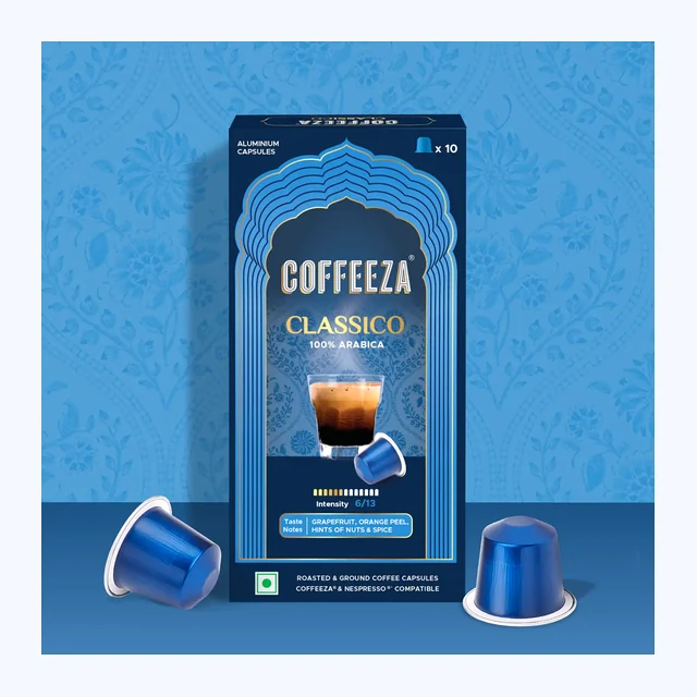 Classico 100% Arabica Aluminium Coffee Capsules