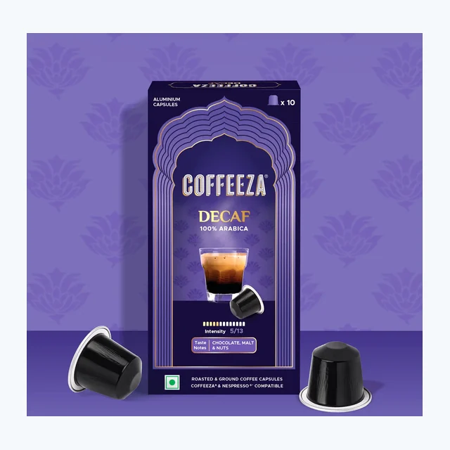 Coffeeza Decaf Aluminium Coffee Capsules