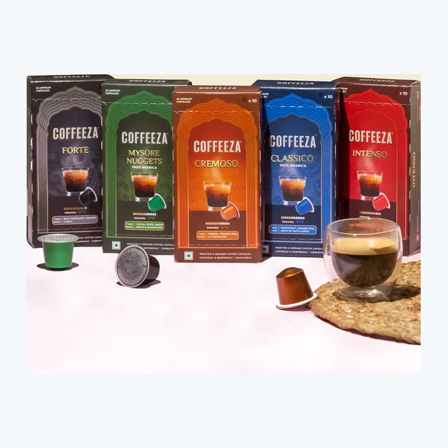 Coffeeza Variety Pack of 5 Coffee Capsules – Standard Blends