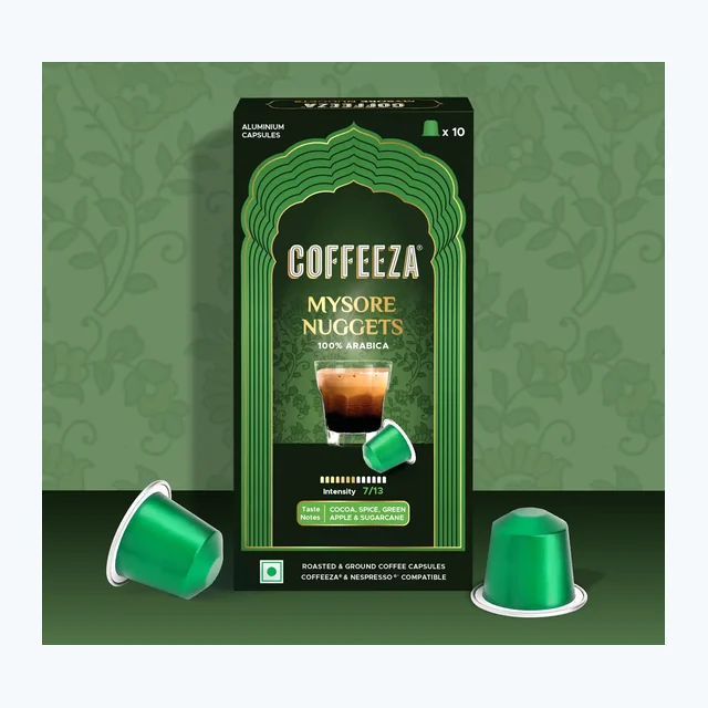 Mysore Nuggets AAA Grade Arabica Aluminium Coffee Capsules - Specialty Coffee