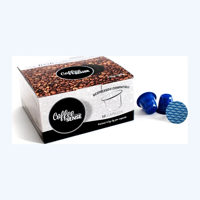 Dark Italian Nespresso Compatible Coffee Pods  Box of 50
