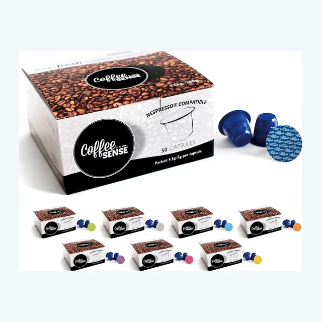 Mixed Box of 50  Nespresso Compatible Premium Coffee Pods
