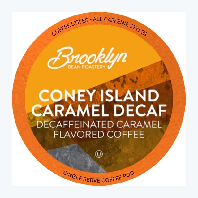Brooklyn Bean Decaf Coney Island Caramel 40 Pack