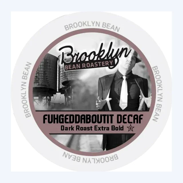 Brooklyn Bean Decaf Fuggedaboutit Dark Roast 40 Pack