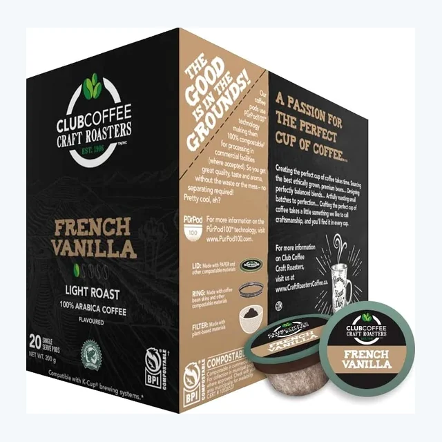 Club Coffee French Vanilla 20 Pack