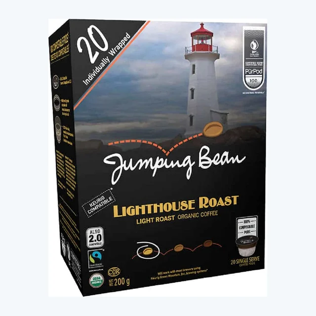 Jumping Bean Lighthouse Light Roast 20 Pack