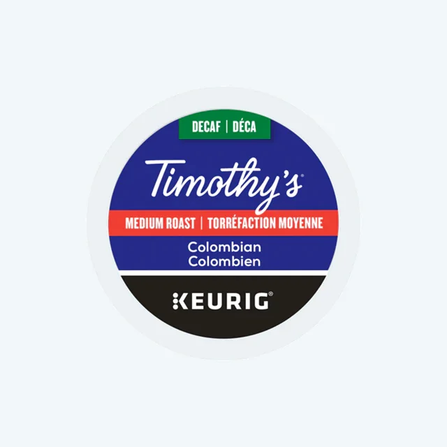 Timothy's® Decaf Colombian 24 Pack