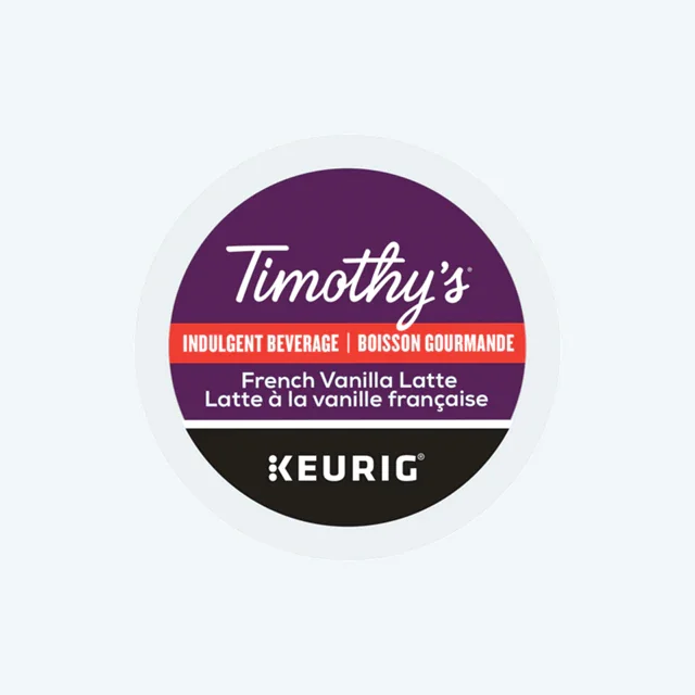 Timothy's® French Vanilla Latte 24 Pack