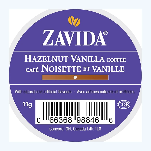 Zavida Hazelnut Vanilla 24 Pack