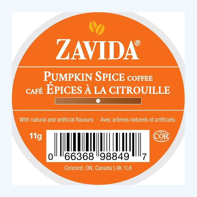 Zavida Pumpkin Spice 24 Pack