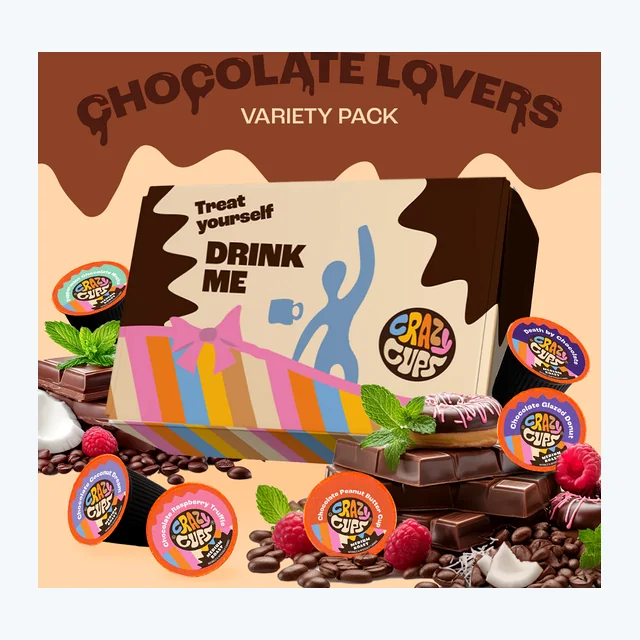 Chocolate Lovers Flavored Coffee Pods Variety Pack