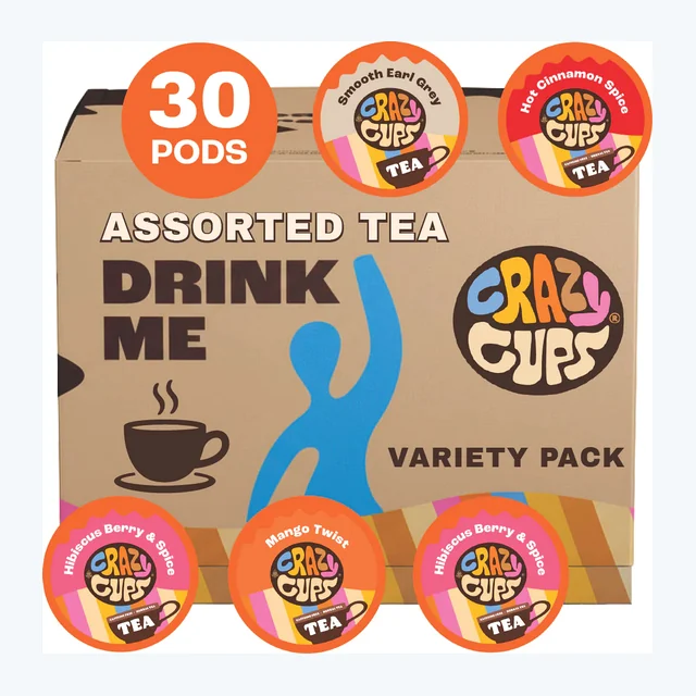 Crazy Cups Tea Pods Variety Pack