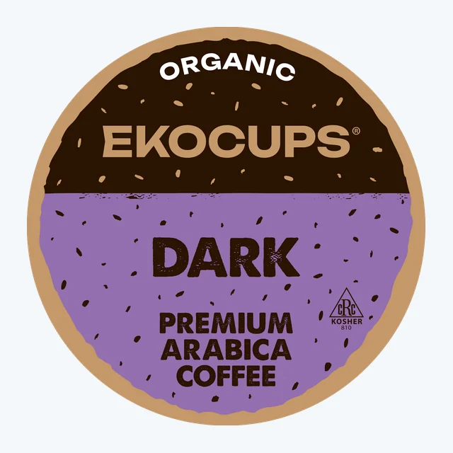 Dark Roast Organic Fair Trade Coffee Pods
