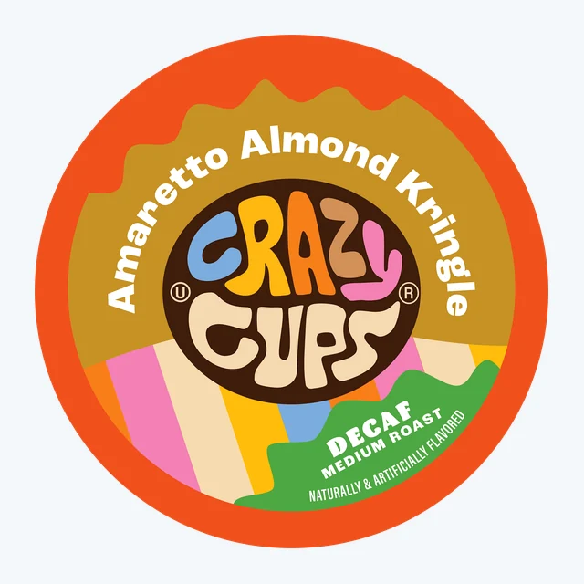 Decaf Amaretto Almond Kringle Flavored Coffee Pods