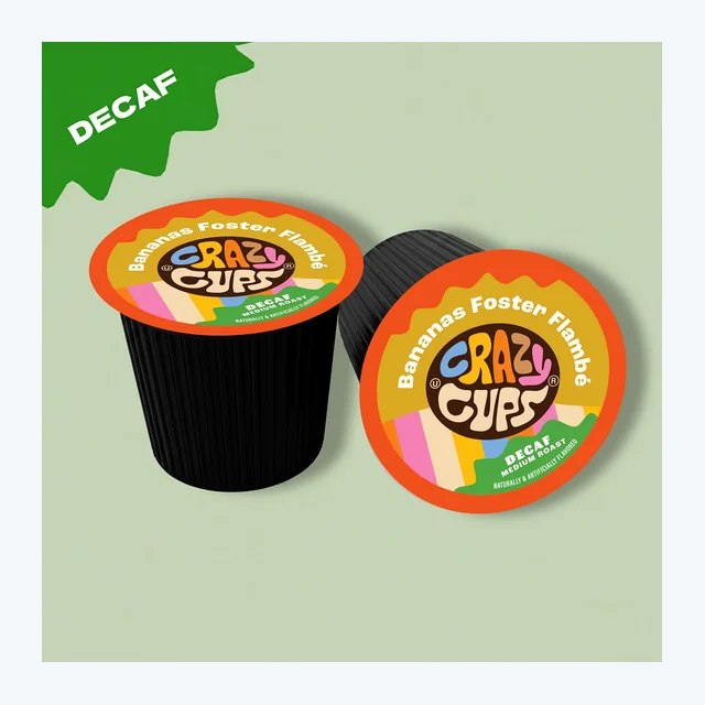 Decaf Bananas Foster Flambe Flavored Coffee Pods
