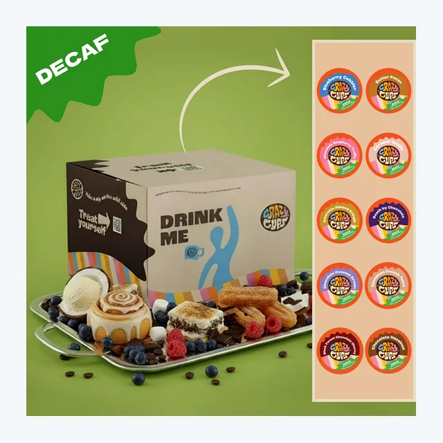 Decaf Best Sellers Flavored Coffee Pods Variety Pack